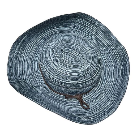 Rigon Headwear Women's Foldable Travel Packable Floppy Wide Brim Straw Sun Hat - Picture 2 of 8